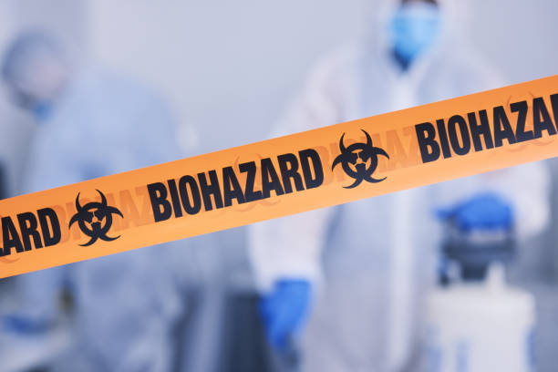 Professional Biohazard Cleanup technician working in Gothenburg, NE